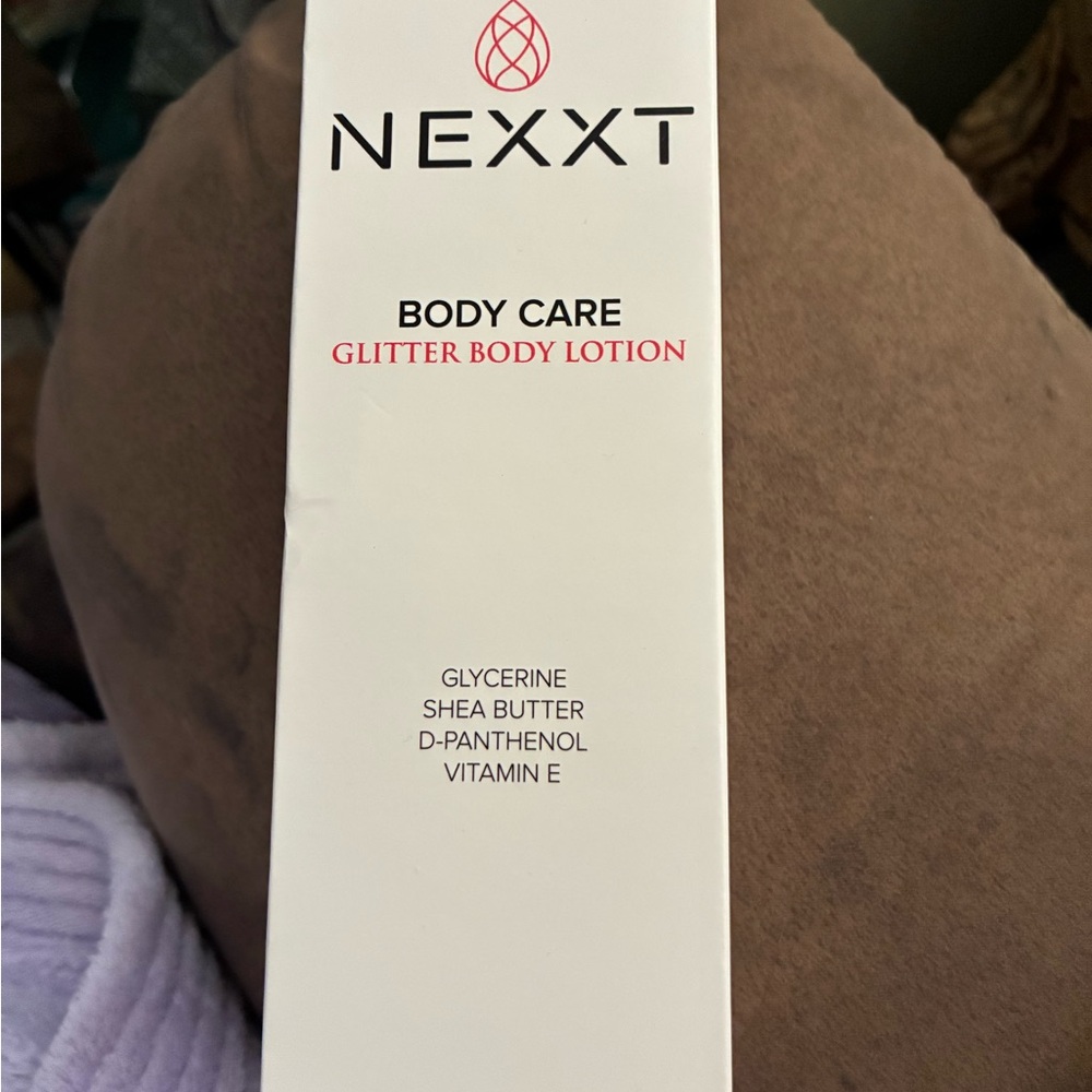 NEW NEXXT Glitter Body Lotion with Shea Butter smells like pink sugar